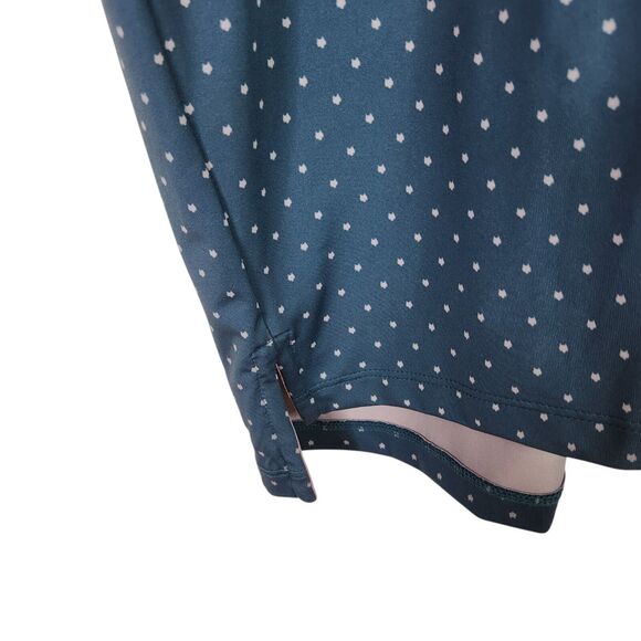 GREYSON Shirt Mens Medium Blue Racquet Icon Polo Logo Short Sleeve Golf Top - Picture 5 of 8